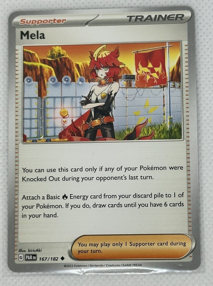 Mela 2023 Pokemon 167/182 Paradox Rift TCG Scarlet & Violet