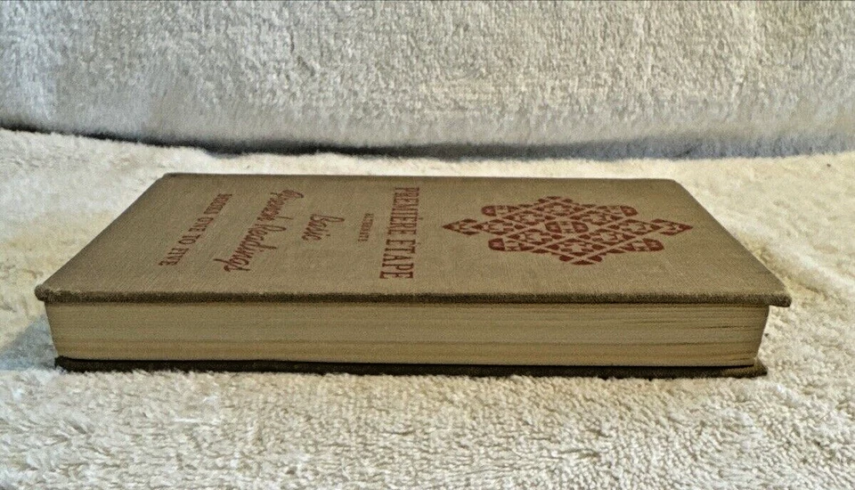 Vintage Premiere Etape" / Basic French Readings Books 1-5 Hardcover 1947 - Image 3 of 4