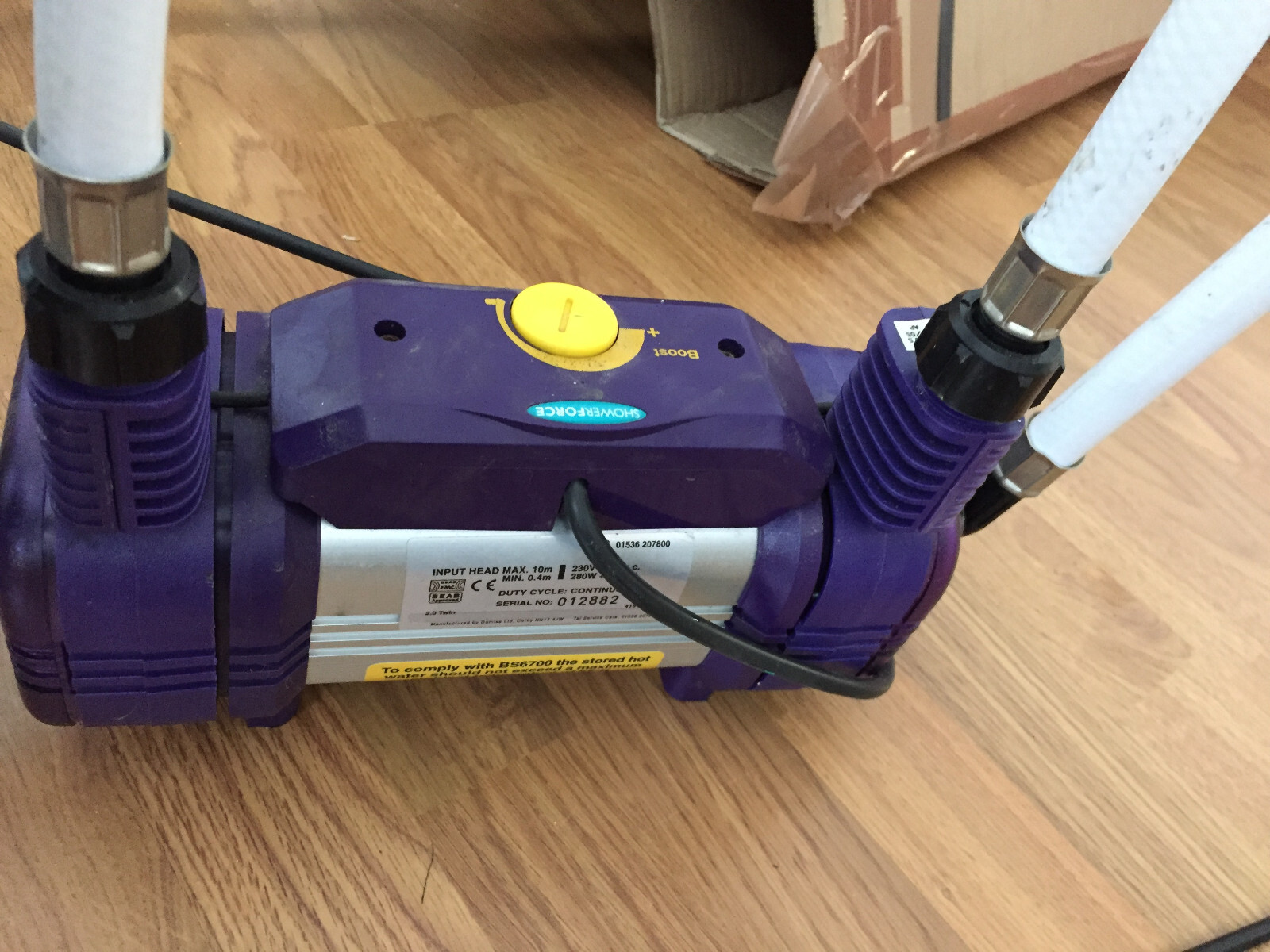 Easy Boost Duraspeed 2 Twin Shower Pump Water Pump Boost Bath Pressure