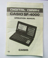 Casio Digital Diary SF-4000 Operation Manual M0061113913B 63 Pages N