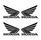 Set of 4 HONDA Tank Wing Die Cut Sticker Decal Right & Left 2 pair motorcycle