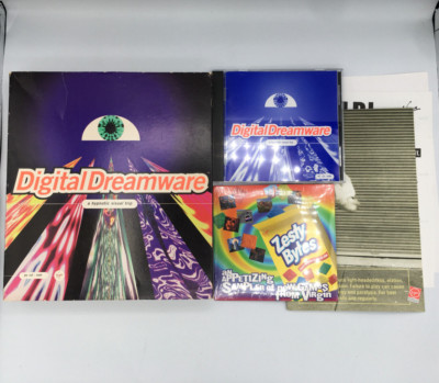 Digital Dreamware: A Hypnotic Visual Trip + Zesty Bites Sample (PC CD-ROM, 1994)
