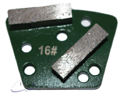 Diamant-Segmente 6 Loch - M 8 - Korn 16 - 100- PKD für Bodenschleifer BS 250