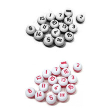 KELLY POOL MARBLES   PLASTIC