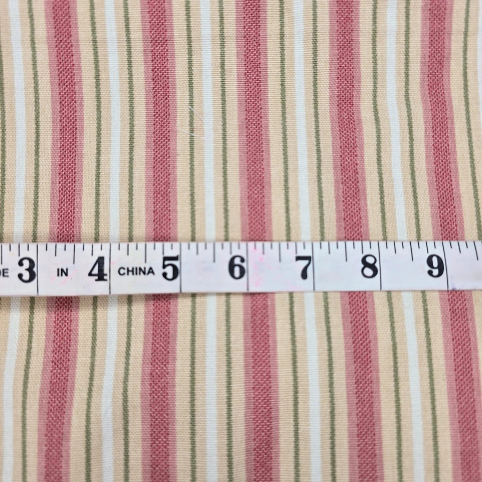 Mill Creek Upholstery Fabric Pink Stripe Raymond Waites Design 16" Long 54" Wide - Image 3 of 4