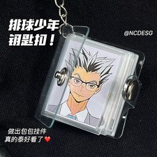 Haikyuu Anime Keychain Portraits Creative Keyring Bag Pendant Key Goods Gifts