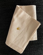 Rolex Handkerchief Handrolled Cotton Swiss ivory Genuine Mint New Accessory