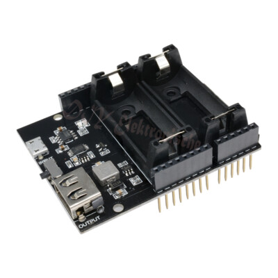 16340 Battery Shield ESP8266 ESP32 Power Supply Module Power Bank Arduino UNO R3