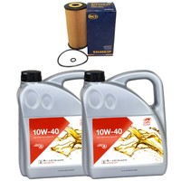 MotoröL Set MotoröL Febi SAE 10W-40 8 Liter + ÖLfilter FüR KIA Sportage 2.0 Crdi