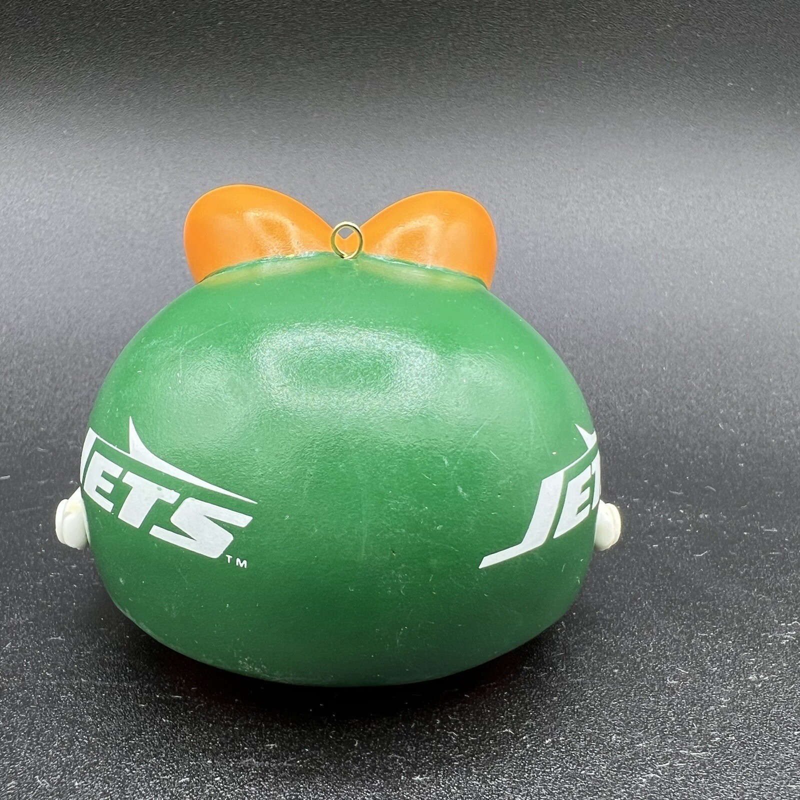 Vintage Enesco Cat Garfield New York Jets Football Helmet Christmas