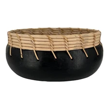 Target Black History Month Ceramic & Woven Catch all Oval Bowl 3.5”x8”x4.25”