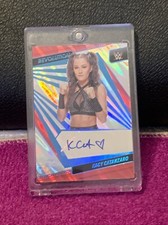 2022 PANINI WWE REVOLUTION KACY CATANZARO (KATANA CHANCE) AUTO AUTOGRAPH LAVA/10