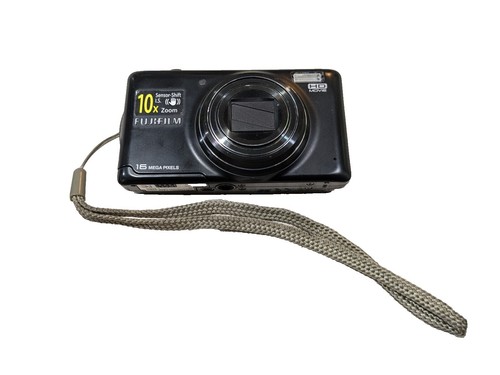 FujiFilm T300 FinePix T 14MP 10x Zoom Black Digital Compact Camera