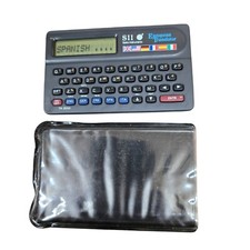 Seiko SII Handheld European Translator Spanish French German Italian English