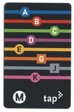 NEW Active Regional Connector 2023 Los Angeles Metro LA TAP Fare Card Bus Rail