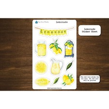 Lemonade Sticker Sheet Planner and Journal Stickers Decoration Stickers