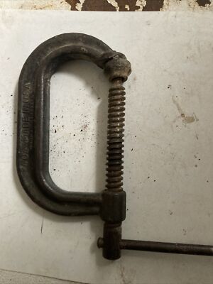 WILTON 404 C Clamp 4'' Deep Throat Drop Forged USA Super Clean