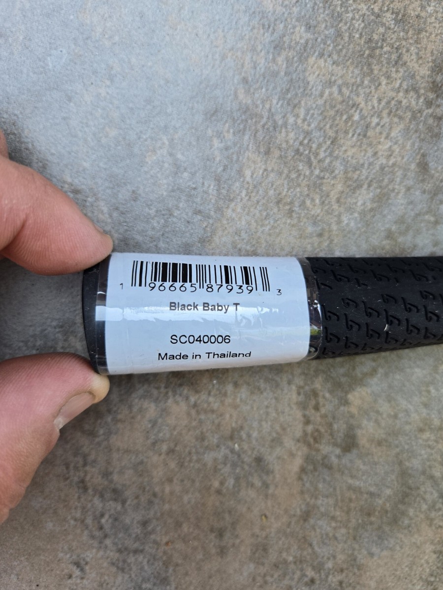 Poignée De Putter Scotty Cameron Noire - Caoutchouc, Taille Standard, Neuve Sous Blister