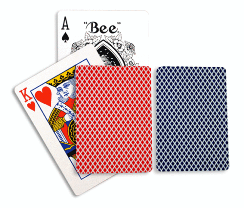 BEE (ビー) トランプ MATSUI GAMING トランプ赤1カートン・青1
