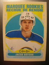2021-22 O-Pee-Chee Retro Marquee Rookie Jacob Bryson #509 Buffalo Sabres