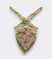 Vintage Pierre Balmain Handkerchief Neckerchief Bandana Pocket Square Gift