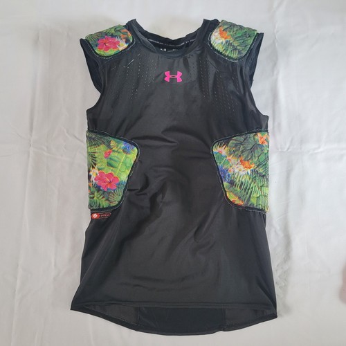 Under Armour Gameday Pro 5-Pad Football Compression Top, Football, Black Medium
