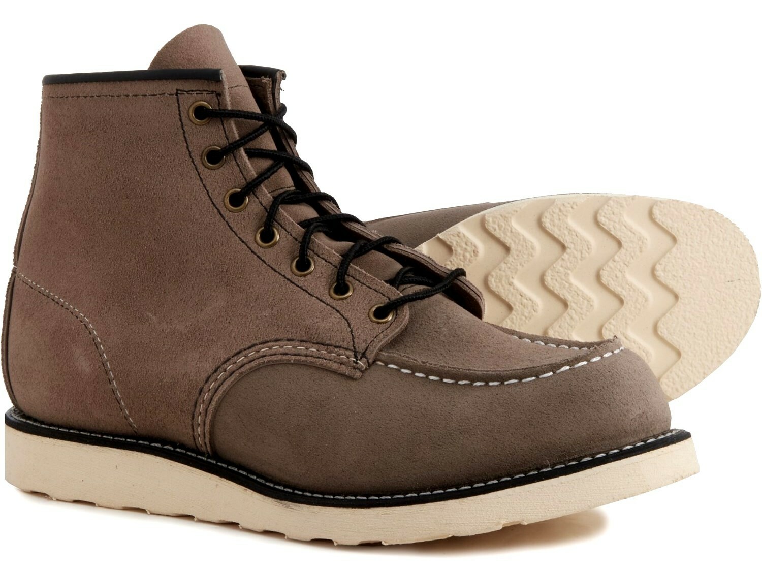 suede moc toe boots