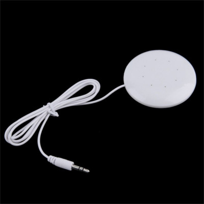 White 3.5mm Mini Pillow Speaker For MP3 MP4 Player iPhone iPod Touch CD Radio
