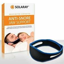 Anti Snoring Jaw Support Sleep Solution Stop Snoring Chin Sleep Aid - Solaray