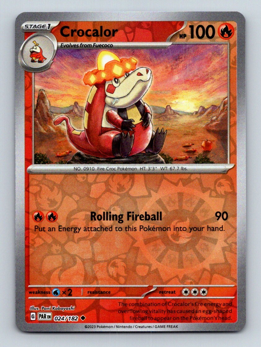 #24 Crocalor 2023 Paradox Rift * REVERSE HOLO