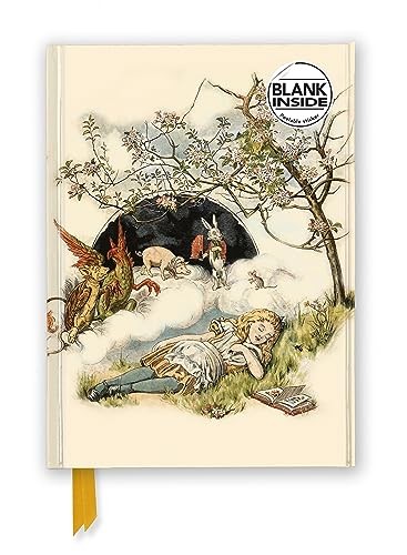 British Library: Alice Asleep, From Alice's Adventures In Wonderland (Foiled Blank Journal) Flame Tree Studio - Image 5