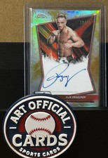 ILJA DRAGUNOV 2026 WWE TOPPS CHROME GOLD REFRACTOR RAW RED BRAND AUTO 39/50