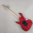6 String Electric Guitar  Mahogany body Dot  Inlay Glossy Red Pearl Pickguard — photo 7