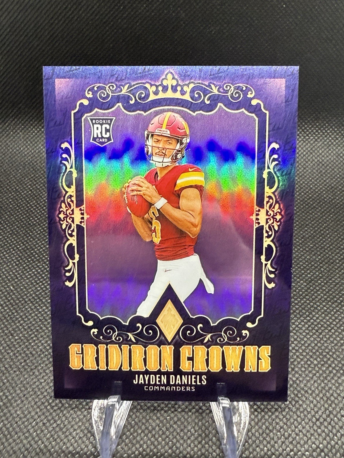 2024 Phoenix Jayden Daniels RC Gridiron Crowns gc-jds Rookie SP