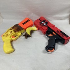Nerf Fortnite Gun and Ammo Lot Peely Pack and Deadpool XV-500 RIVAL. No Ammo.