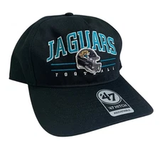 Jacksonville Jaguars 47 Brand NFL Hitch Adjustable Snapback Hat Cap Helmet OSFA