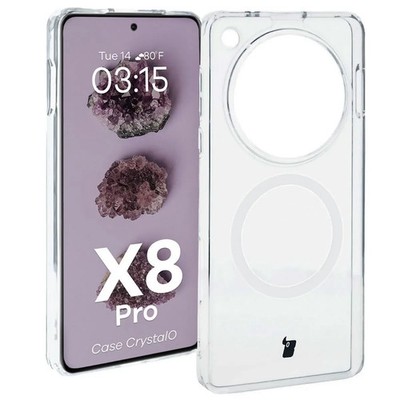 Handyhülle für Oppo Find X8 Pro Bizon Case Cover Schutz Hülle Etui Transparent