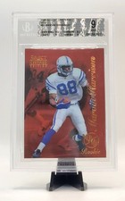 1996 Select Certified Marvin Harrison RC #91 Rookie Red SP Parallel BGS 9 w/ 9.5