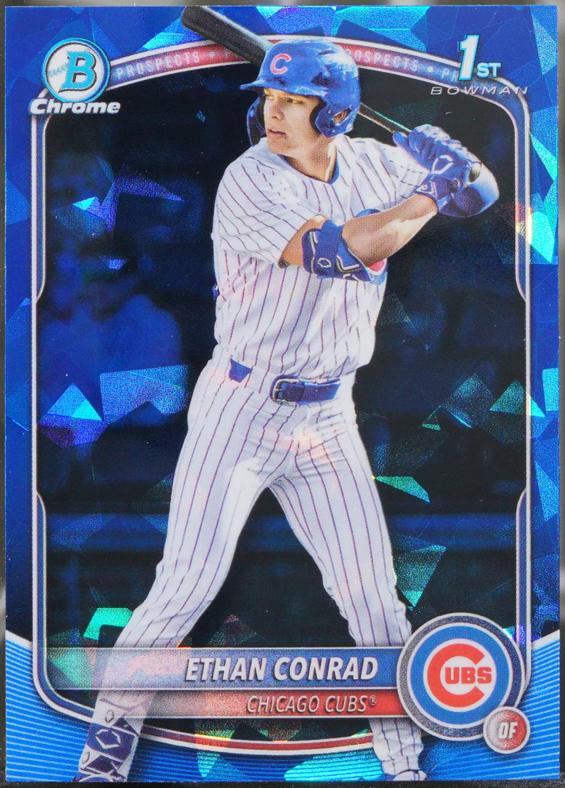 2025 Bowman Draft Sapphire Edition #BDC-17 Ethan Conrad Baseball NM
