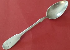Antique 1848 Prague 13 Loth Silver Spoon Austria-Hungary Double Eagle Bohemia HG