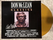 DON MCLEAN SIGNED CLASSICS GREATEST HITS VINYL LP - BECKETT COA