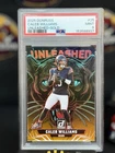 2025 Panini Donruss Unleashed- Gold Caleb Williams /10 Case Hit PSA 9