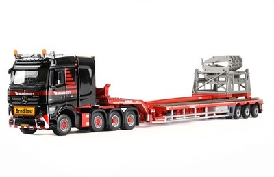 IMC MODELS - MERCEDES-BENZ Actros Bigspace 8x4 mit Flugzeugträgeranhänger NOO...