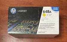 New Genuine HP 648A Toner CE262A Yellow Sealed Box