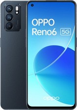 OPPO Reno6 5G 128 Go Noir stellaire Reconditionné Etat correct