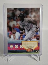 1994 Pinnacle Sportflics #165 Marc Newfield Seattle Mariners