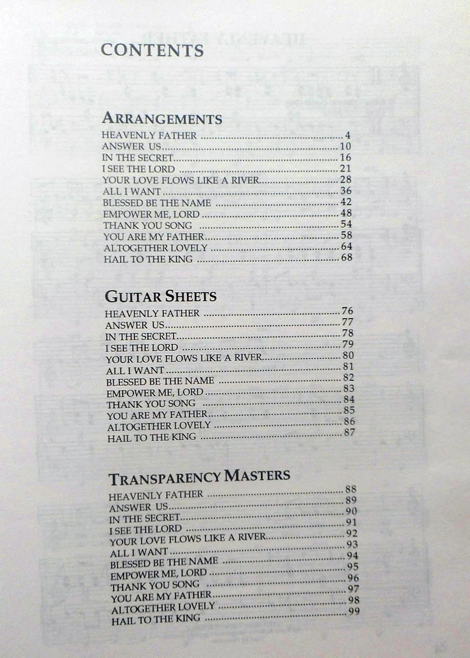 3 Books - Touching the Father's Heart Live Worship: Songbooks Christian Music - Image 4 of 4