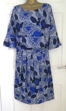 WOMEN'S KALEIDOSCOPE BLUE MIX DRESS size 14