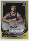2025-26 Bowman Chrome Yellow Refractor 23/75 Koby Brea #BCA-KB Rookie Auto RC
