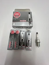 (QTY 4) NGK 5238 R5671A-9 V-Power Spark Plug for Mercruiser 8 Cyl GM Big Block
